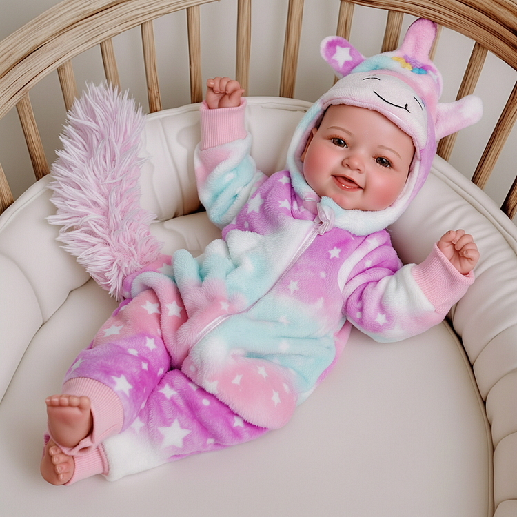 Babeside Smiling Reborn Baby Mia 17" Newborn Girl Healing of the Heart