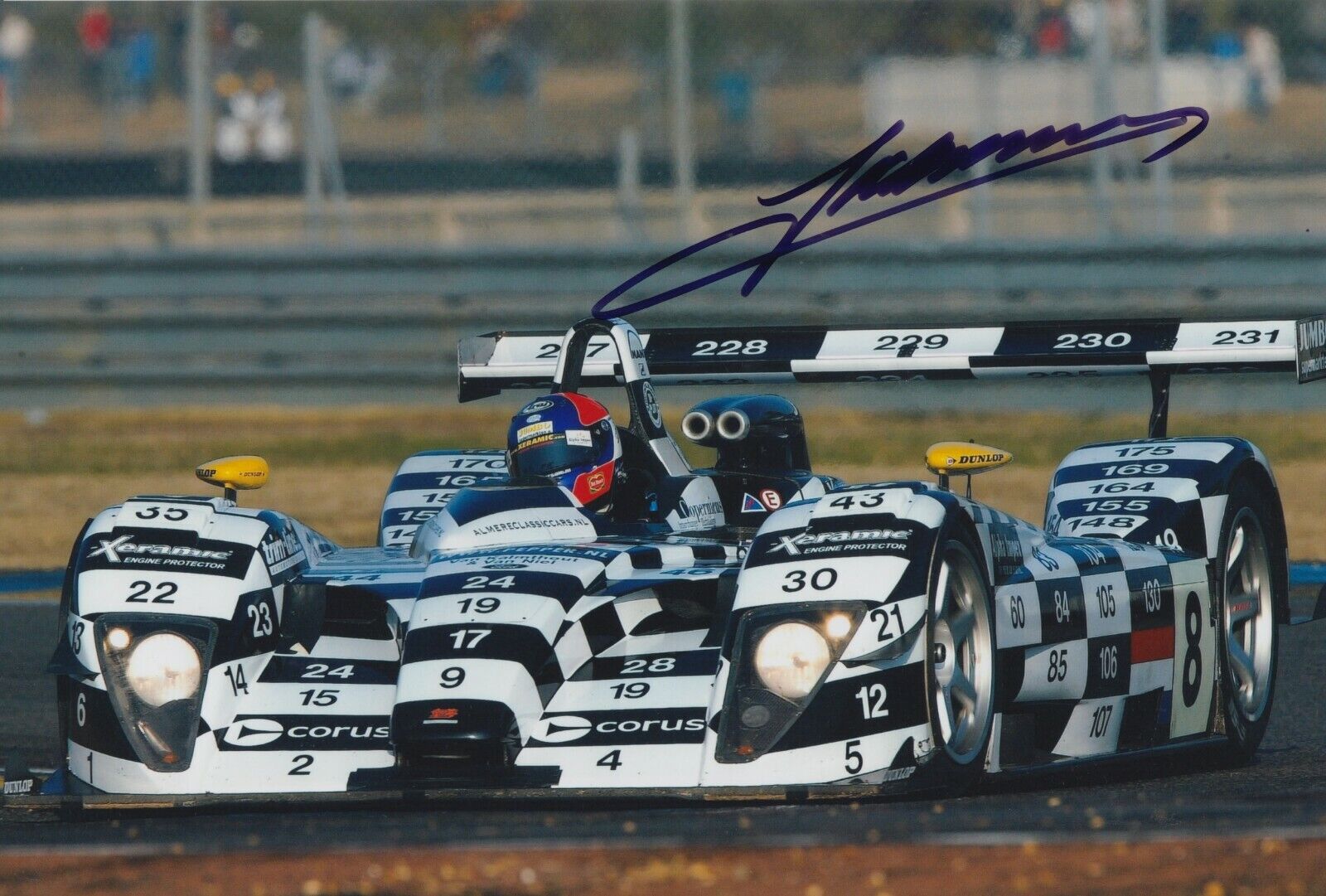 Jan Lammers Hand Signed 12x8 Photo Poster painting - Le Mans Autograph 9.