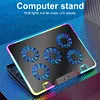 Laptop Cooling Pad with 5 Quiet Fans RGB Notebook Stand for 11-17.3 Inch Laptops
