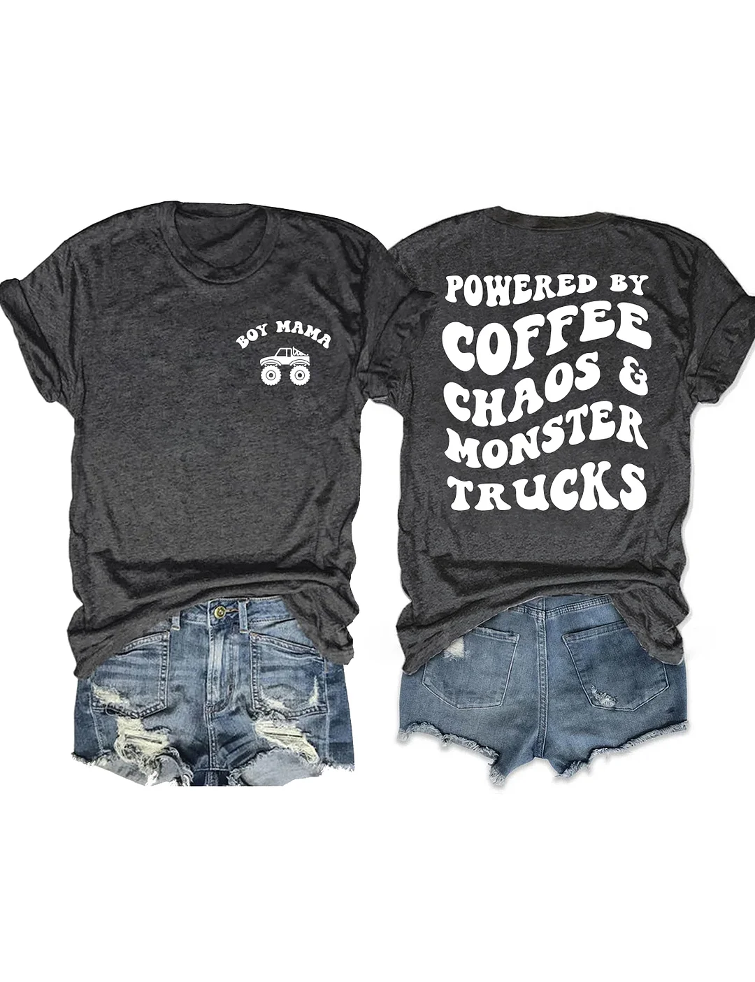 Boy Mama Monster Truck T-shirt