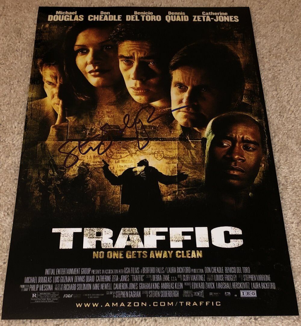 STEVEN SODERBERGH SIGNED AUTOGRAPH TRAFFIC 12x18 Photo Poster painting B w/EXACT PROOF