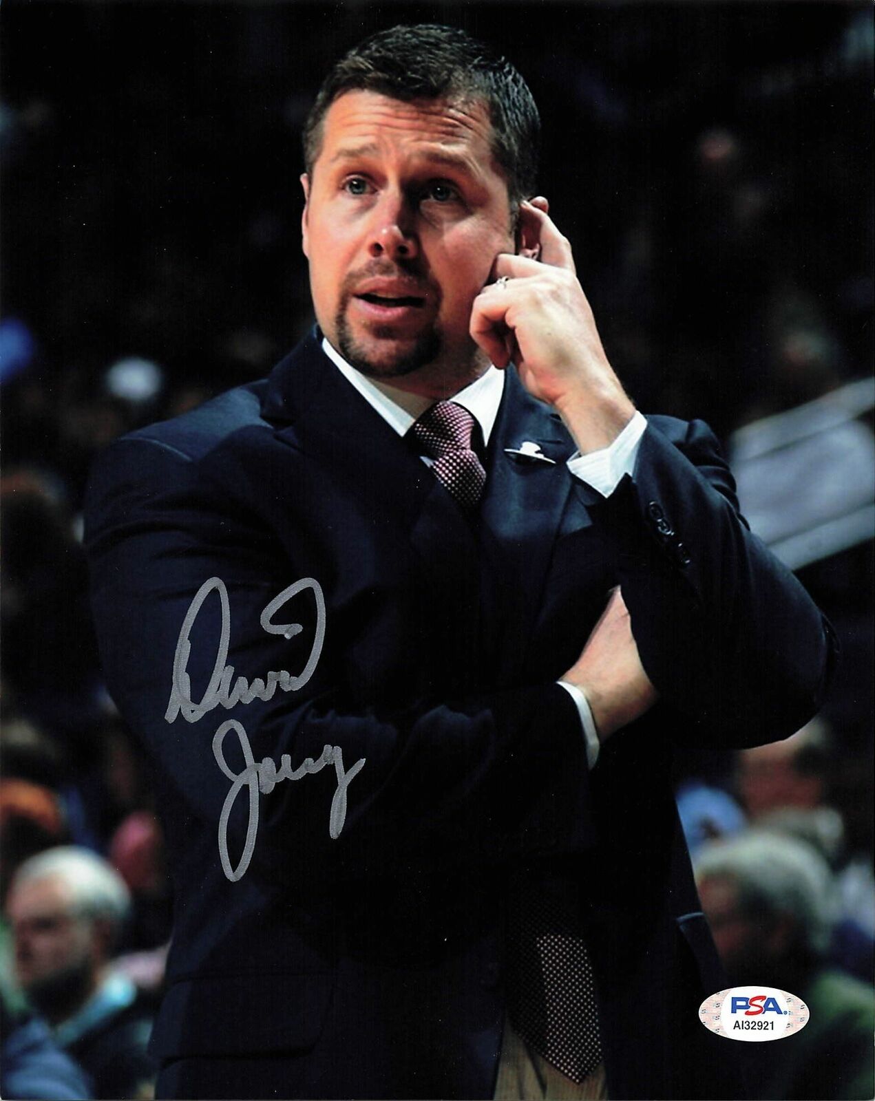 Dave Joerger Signed 8x10 Photo Poster painting PSA/DNA Philadelphia 76ers Autographed