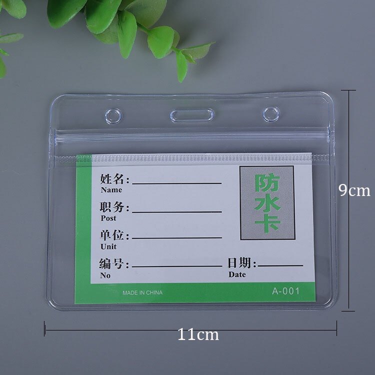 3pcs Transparent PVC ID Card Holder Protector Case Business Bus Bank Credit Card Cover for Student Kid Women Badge Bag Wallet