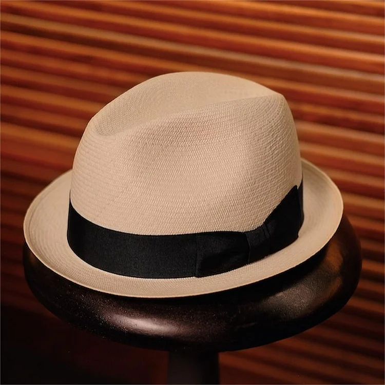 【Perfect For You】Ecuador imported senior Panama straw hat