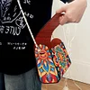 (US Local)DIY Mandala Diamond Art Wooden Coin Pouch with Chain 5D Diamond Painting Purse