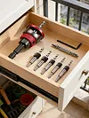Countersink Drill Bits Set 5PCS Two-Flute Alloy Tapered Bits Wood Countersink Bit Set W/ Adjustable Depth Stop Collar & Wrench for Woodworking Plywood & MDF DIY