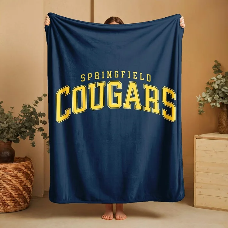 Custom Team Blanket, School Sport Team Logo Personalized Blanket, College Dorm Fleece, Personal Team Gift, Senior Night Graduation Gift