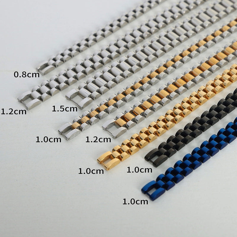Minimalist Color Block Titanium Steel Plating Unisex Bracelets