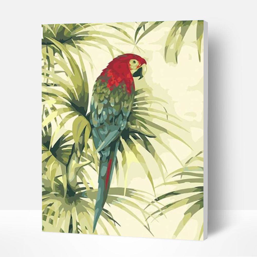 Paint by Numbers Kit Parrot on a Branch