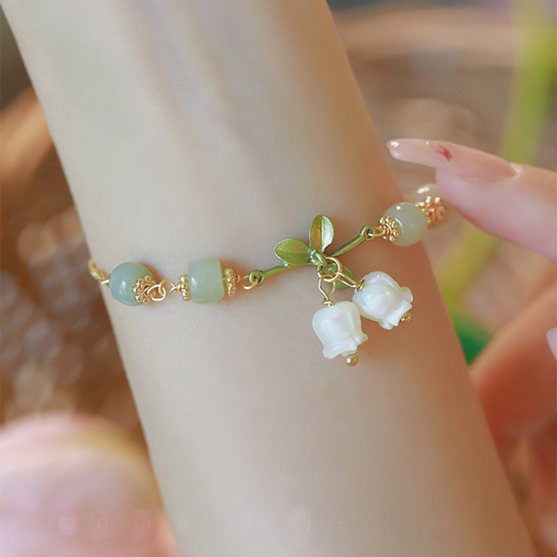 Emerald Jade stone Bracelet