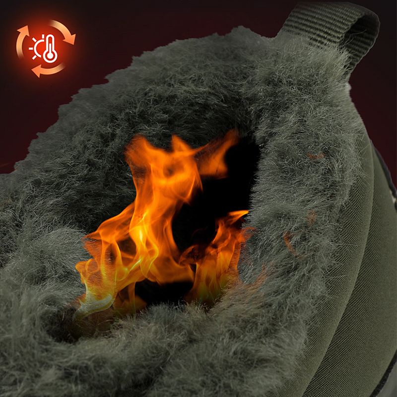 Fleece Warm Waterproof Non-slip Outdoor Boots For Men And Women