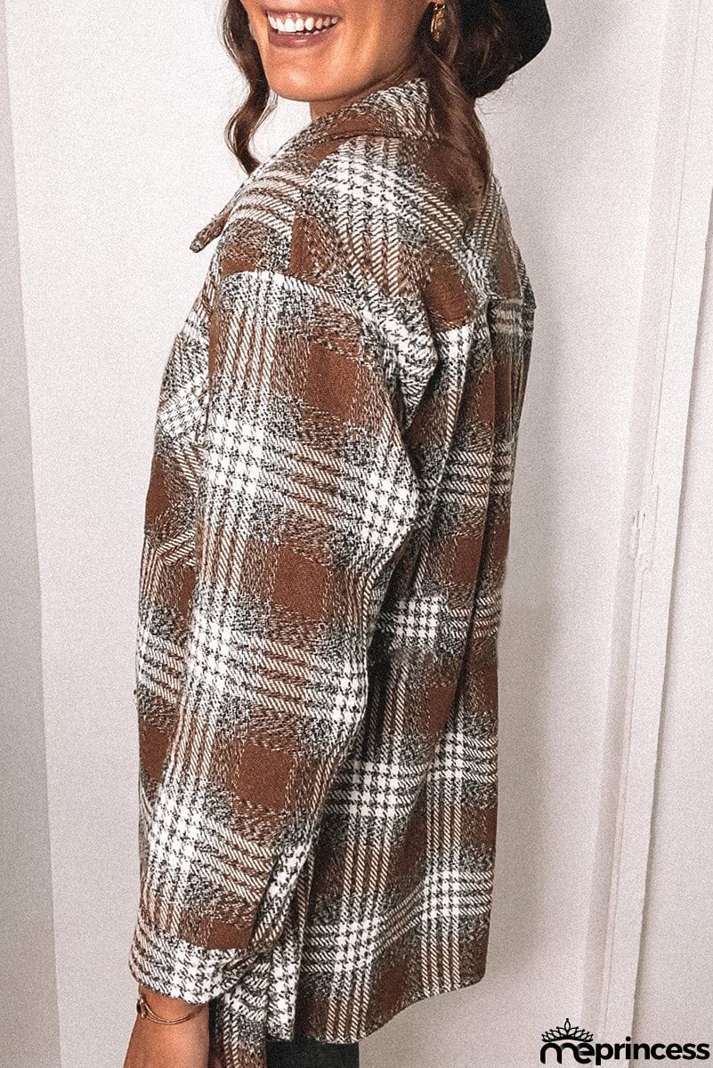 Plaid For Days Button Jackets