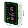 6 In 1 Air Quality Monitor PM2.5 CO2 HCHO TVOC Detector for Warehouse Laboratory