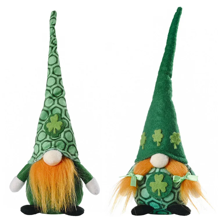 St Patrick's Day Gifts Irish Gnome Plush Elf Doll Decorations