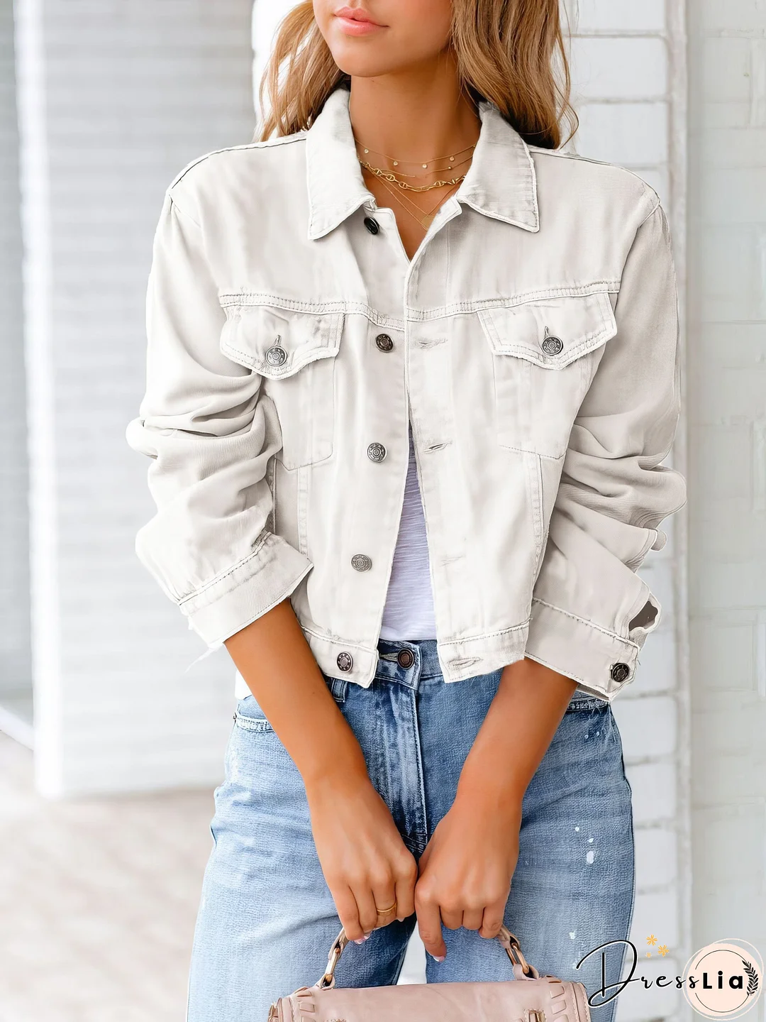 Button-Down Denim Jacket