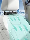 2Pcs Car Interior Rear Headrest Fan 3 Speeds Adjustable Car Interior Accessories