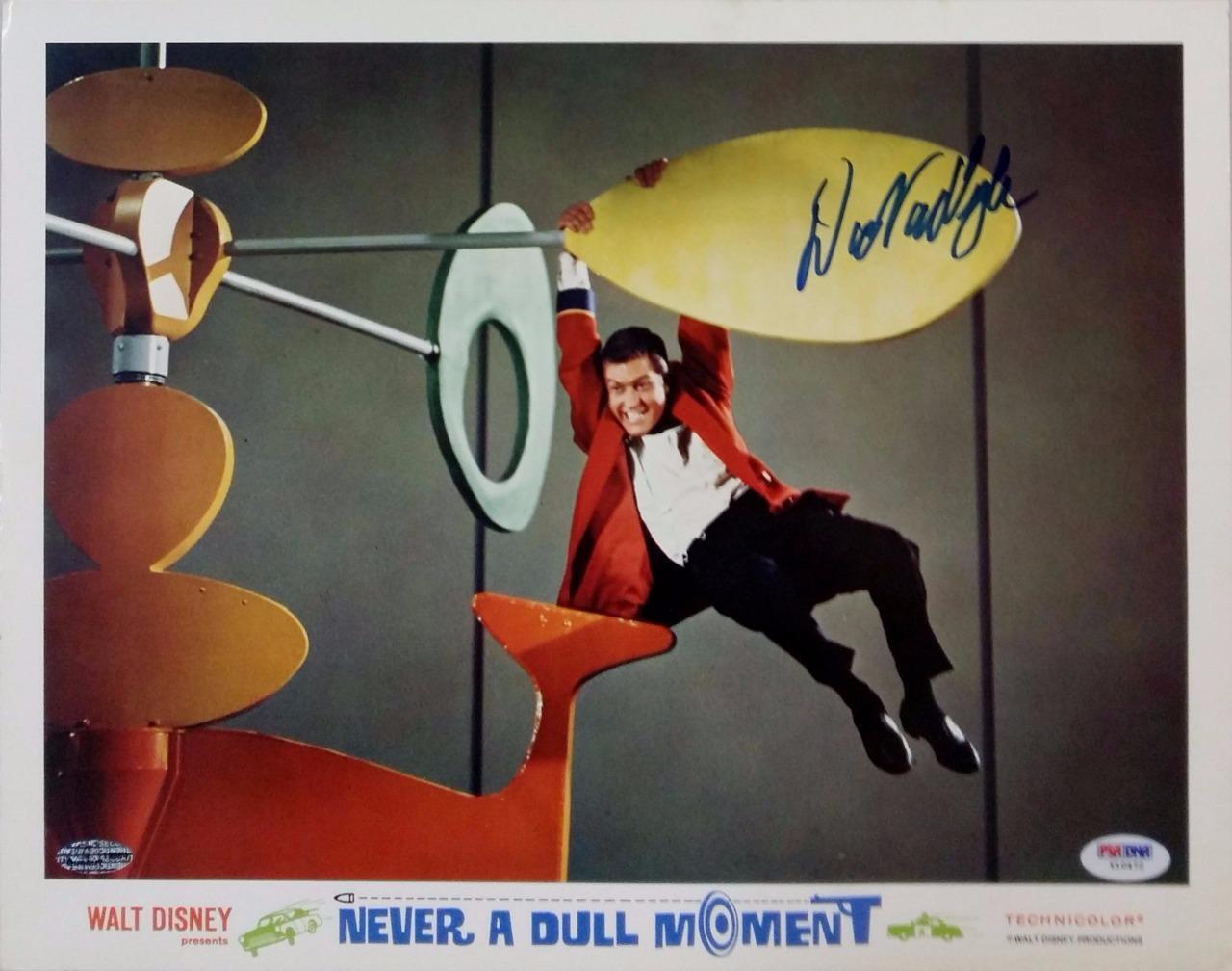 Dick Van Dyke signed original Never A Dull Moment 11x14 Lobby Card PSA/DNA COA