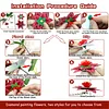 8Pcs 3D White Artificial Flowers DIY Desktop Diamond Art Kit