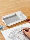 Painting Accessories -Diamond Painting Tray Organizer Plastic Bead Sorting Tray for Adults Accessories and Tools for DIY Crafts Gifts