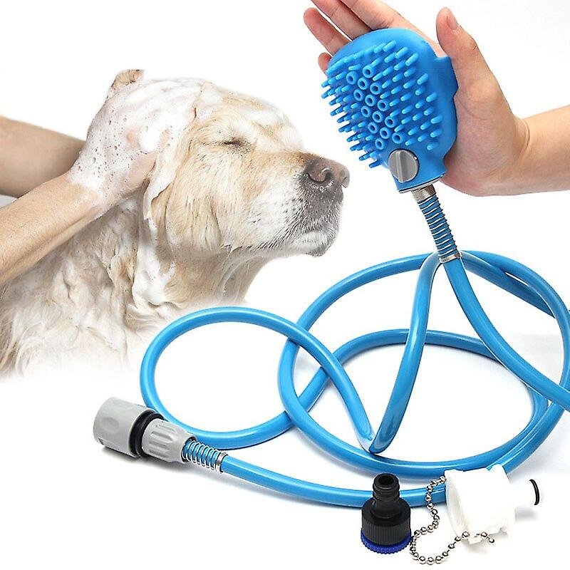 Pet Dog Bath Sprayers Comfortable Massager Shower Head Dog Bath Head Tool Dog Brush Pet Bathing Supplies