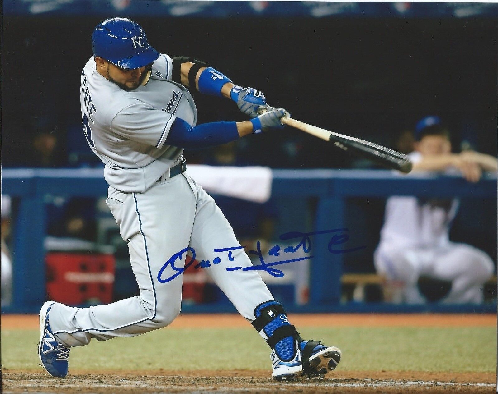 OMAR INFANTE signed autographed KANSAS CITY ROYALS 8X10 Photo Poster painting