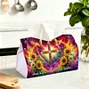 God Loving Home DIY PULeather Diamond Painting Tissue Box for Adults Beginners Large Size Diamond Art Paper Storage Holder for Living Room Bathroom Table Decor