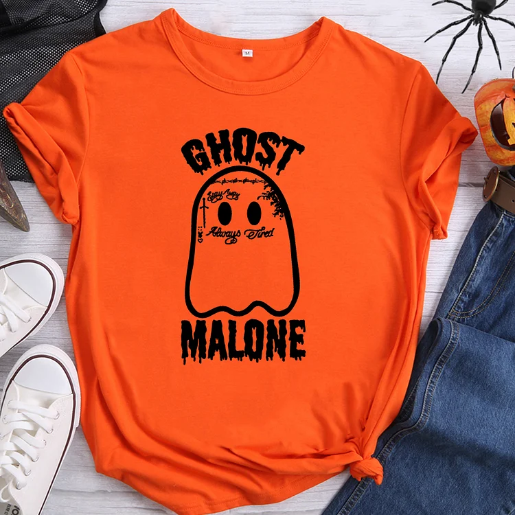 Ghost Malone Halloween T-shirt-014893