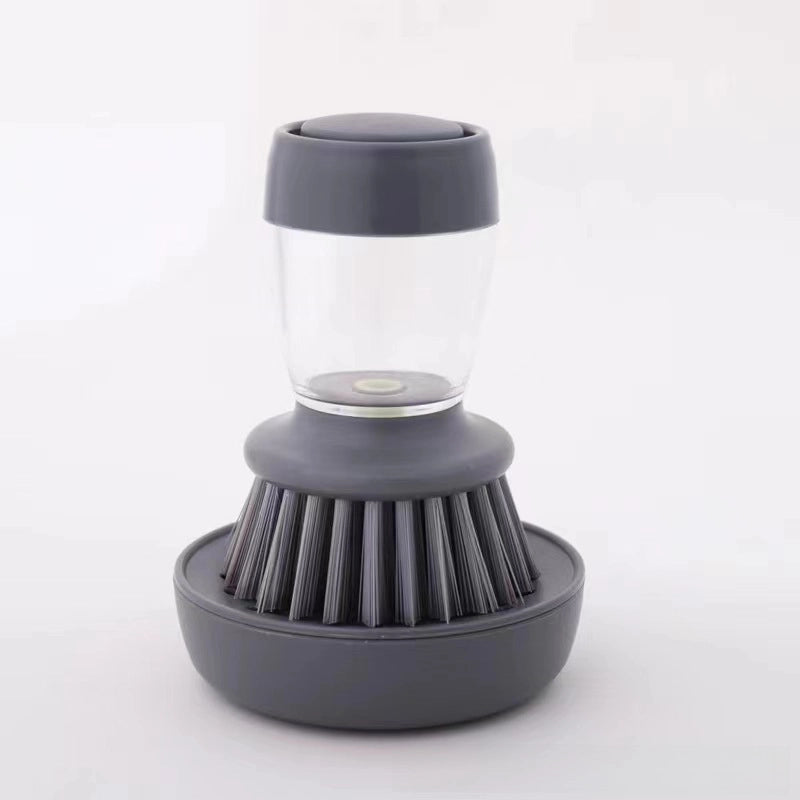 Direct Automatic Liquid Brush Head Pot Bowl Cleaning Brush Press Liquid Sponge Cleaning Brush Household Wash Pot Brush