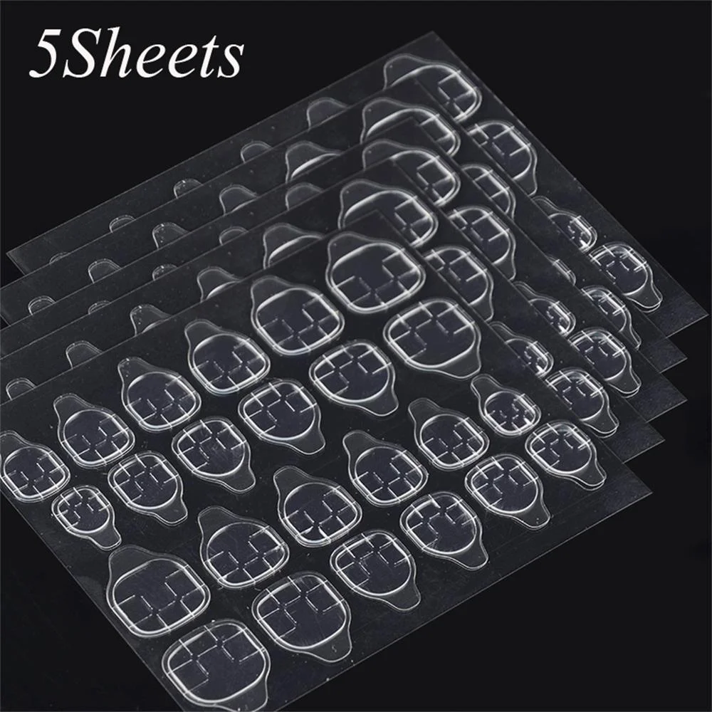 20pcs/box False Nail Tips Clear pink color long Ballerina False Nails detachable Press on Nails Art Full Cover Fake nail Sticker-Nail Inspo