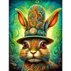 >SALE<Full Embroidery Cotton Thread 11CT Printed Colored Rabbit Cross Stitch 40x55cm