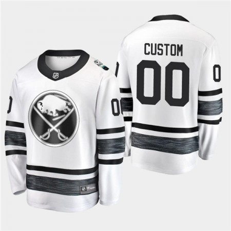 Men's  Buffalo Sabres Custom 2019 NHL All Star White Stitched Jersey