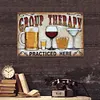 Groupe de bi&egrave;re glac&eacute;e - Panneaux en &eacute;tain m&eacute;tallique(20*30cm/30*40cm) - Bi&egrave;re
