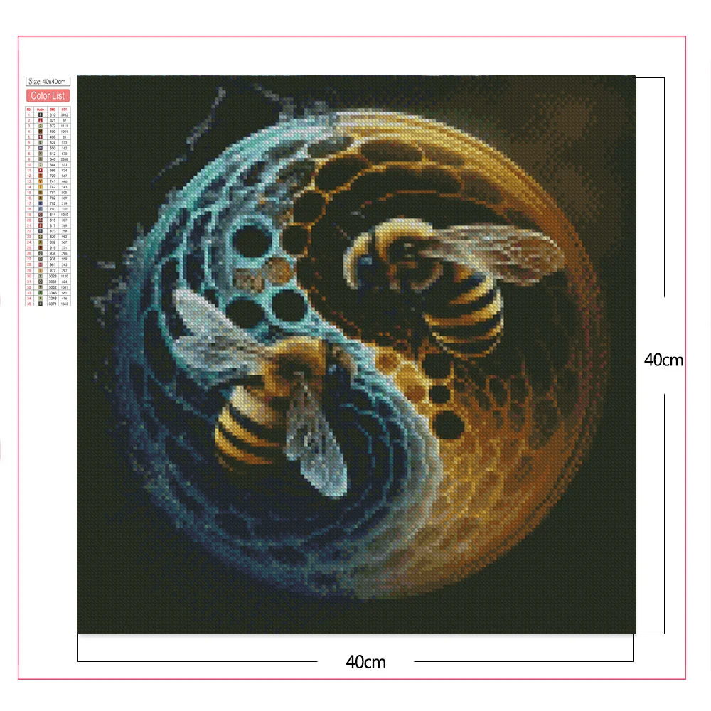 Diamond Painting - Full Round/Square Drill - Tai Chi Animals(30*30 - 50*50cm)