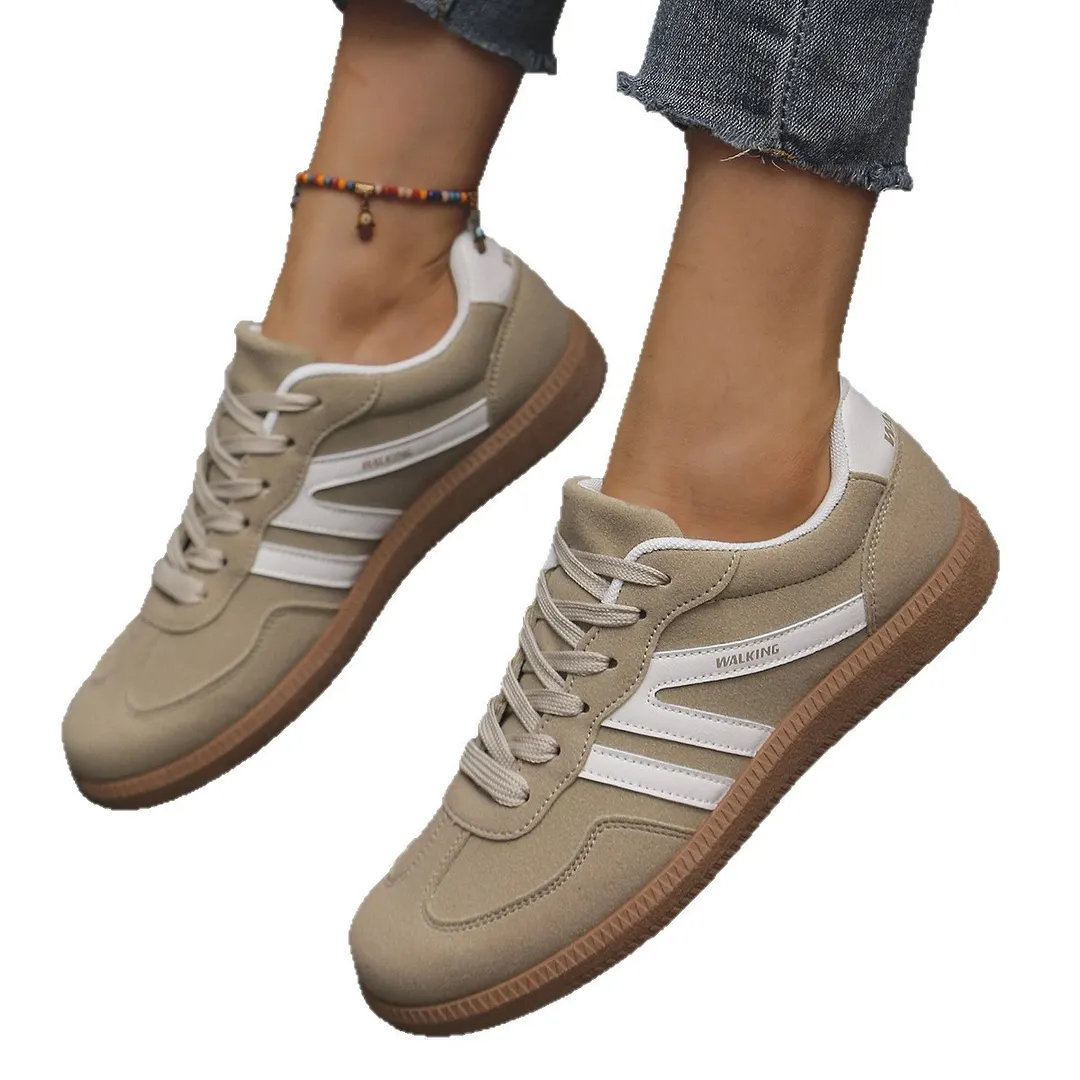 Breakj Breakj Women's 2025 New German Training Shoes Women's Retro Color Tie Single Shoes Women