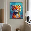 Tiger Cub - Rundbohrer Diamantmalerei - 45*55cm (partieller Bauchbohrer)
