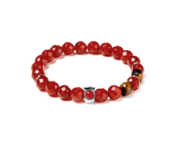 Red Agate, a niche zodiac sign belonging to the Year of the Dragon. Handmade Beaded Bracelet for Men and Women Couples, a pair of gift items