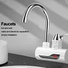 Electric Hot Water Heater Faucet Hot Cold Mixer Tap for Kitchen(EU Plug B)
