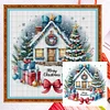 (Multi-Style)Christmas Cottage-14CT Counted Cross Stitch 40*40cm/15.75*15.75in tapestrymarket