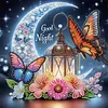 Diamond Painting-DIY Crystal Rhinestone Crescent Butterfly