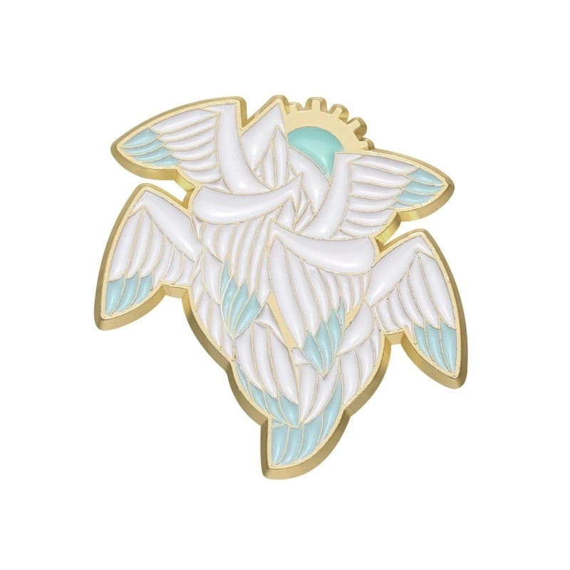 Cartoon Style Eye Wings Wine Glass Alloy Stoving Varnish Plating Unisex Brooches