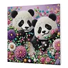 Framed Diamond Painting - Special Shaped - Panda (25x25cm)