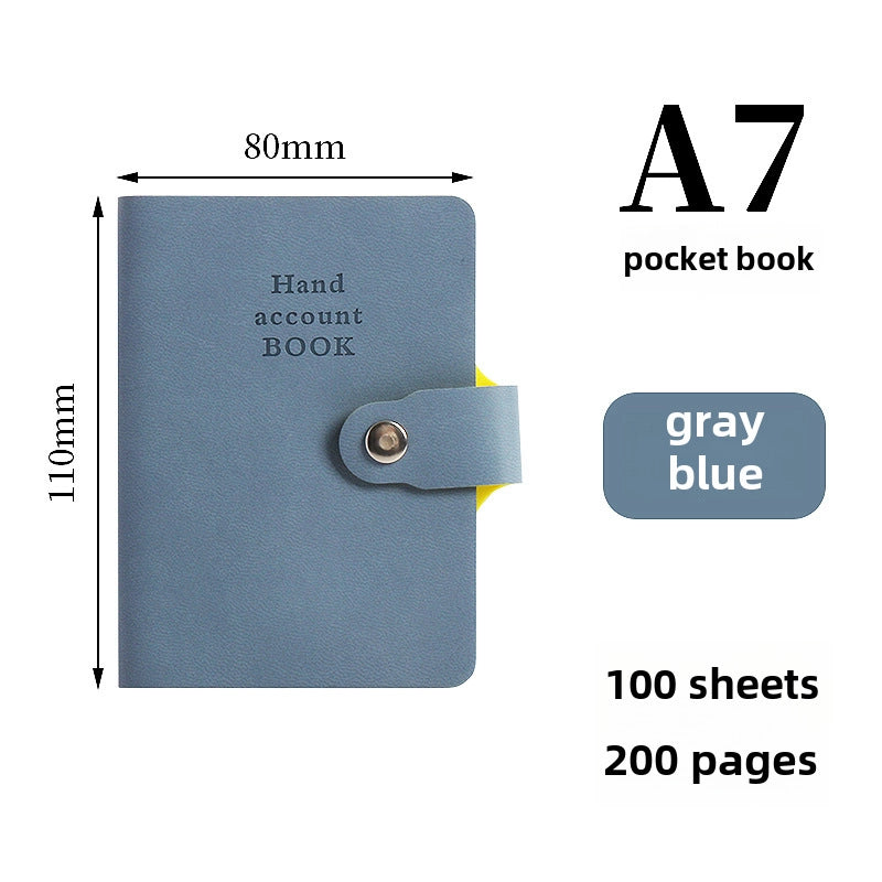 A7 Small Notebook Portable Notepad Students Carry Mini Pocket Pocket To Record Words
