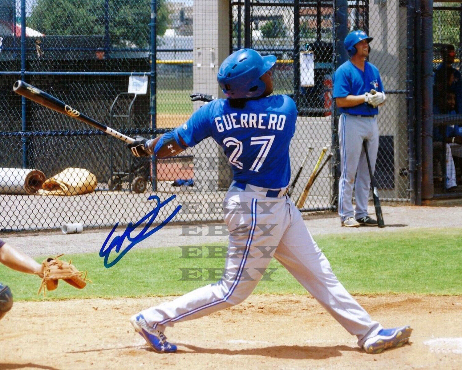 VLADIMIR GUERRERO JR. BLUE JAYS Signed 8x10 autographed Photo Poster painting Reprint