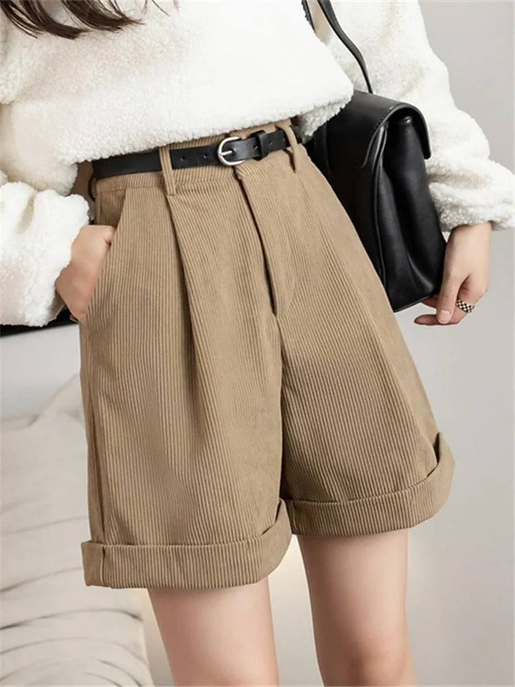 Brownm Academia High Waist Shorts