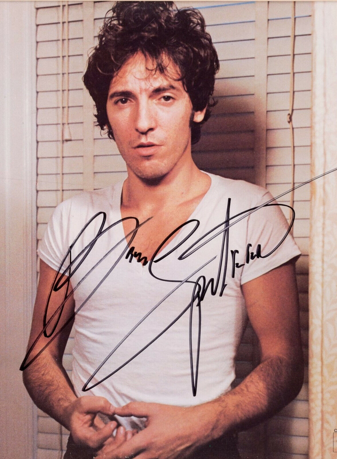 BRUCE SPRINGSTEEN Signed Photo Poster paintinggraph - Pop / Rock Singer - preprint