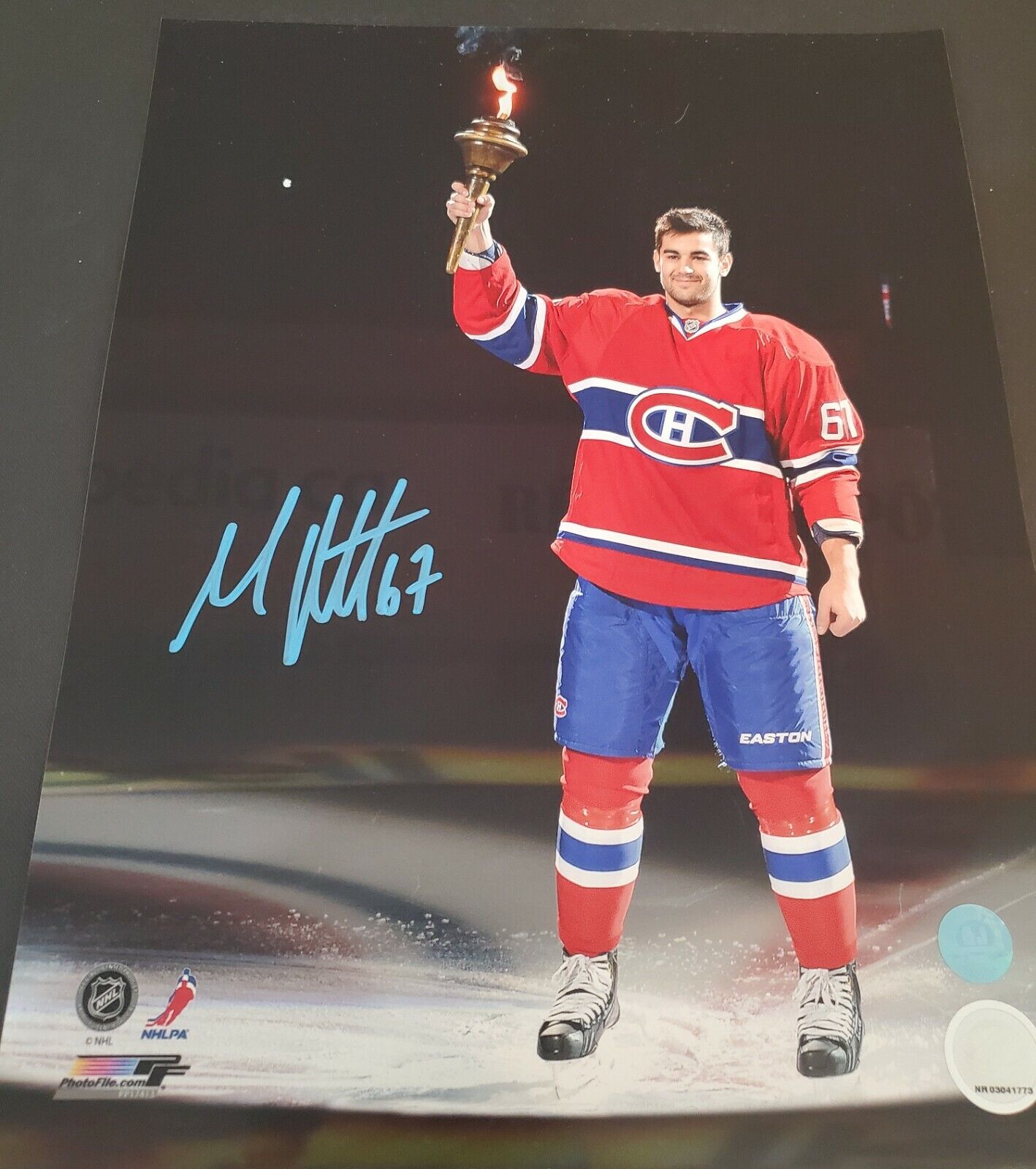 Autographed MAX PACIORETTY Montreal Canadiens 11X14 Photo Poster painting - W/COA