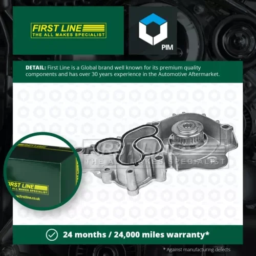 Water Pump fits SKODA OCTAVIA Mk3 1.2 1.4 1.6 12 to 20 Coolant Firstline Quality Parts