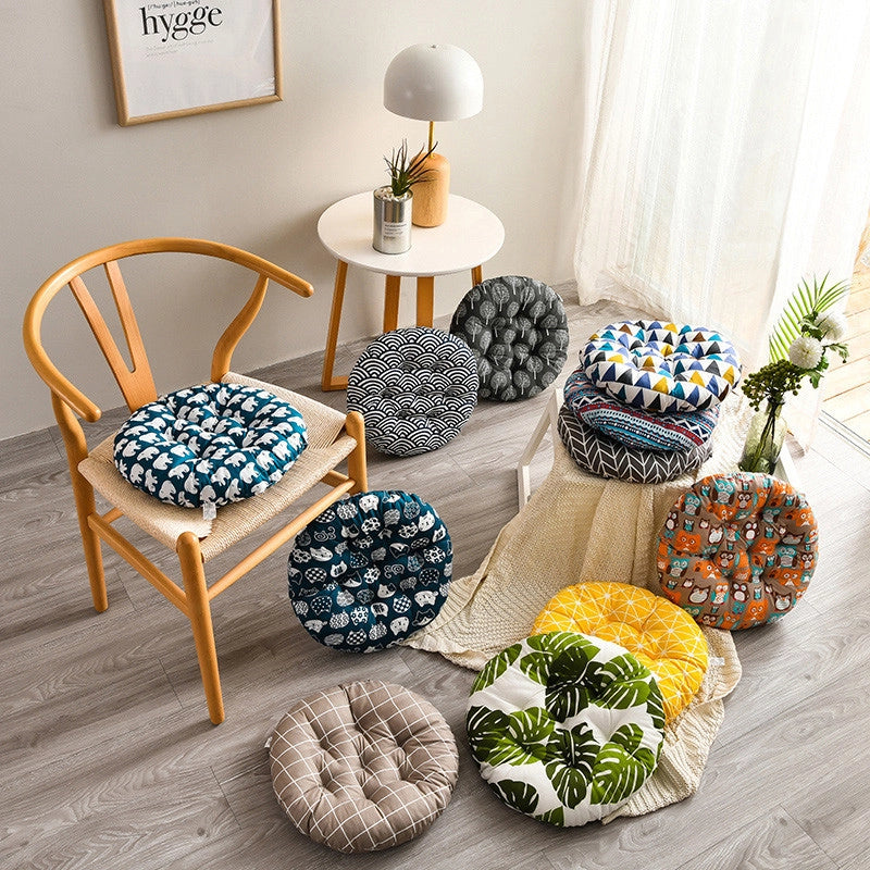 Cushion Chair Cushion Thickened Round Chair Cushion Dining Chair Cushion Office Student Seat Cushion Chair Cushion Tatami Cushion