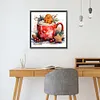 >SALE<5D DIY Full Round Drill Diamond Painting Christmas Mug Drinks Kit Decor 30x30cm
