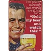 Drinks - Vintage Metal Signs - 20*30cm